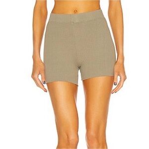 Cotton Citizen Ibiza 5” Ribbed Basil Short